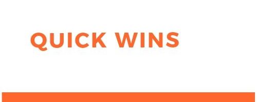 Nueva sección de aprendizaje: Quick Wins